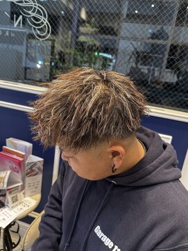 アンソル オブ リシェール(N'SOL of RICHAIR) ジェットモヒカン/パイルツイスト/ホワイトメッシュ