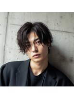 ロッソ ヘアアンドスパ 谷塚店(Rosso Hair&SPA)&nbsp;センターパート/ウルフ/マッシュ /メンズカット