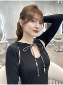 顔周りカット 前髪カット ブリーチなしダブルカラー 髪質改善