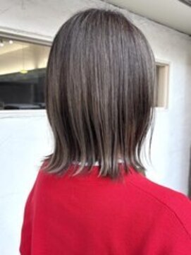 アルファ(alpha) 大人ガーリー/ダークアッシュ/似合わせカット/ミディアムレイヤ