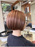 ブリーチオンカラーピンクベージュ