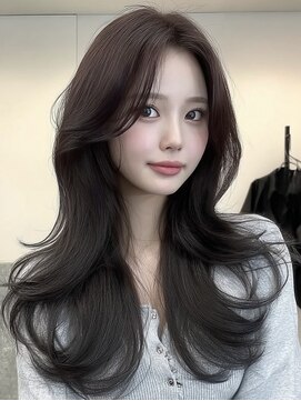 ノイズオオサカ 天王寺店(NOISM OSAKA) 韓国風レイヤーカット/ロングレイヤー/ハッシュカット/10代20代