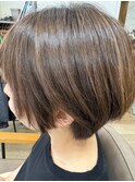 フェイスライン甘めショート