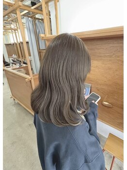 エイト(EighT)の写真/失敗したくない30代40代大人女性へ！長野駅徒歩5分で叶うブリーチ無し透明感カラー