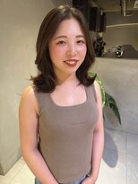 リベラル(liberal)&nbsp;ヌーディーブラウン 前髪無し くびれレイヤー【20代/30代/40代】