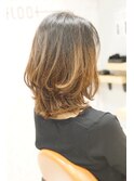20代30代40代50代Cカーブで大人モテ髪ひし形くびれグラデカラー
