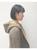 シンプルなボブ
