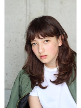 シアン(CYAN) ラフなレイヤーミディ