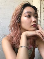 リアン(Lien)&nbsp;Lien☆コーラルピンク×ニュアンスパーマ 立川