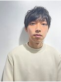 無造作ナチュラルマッシュくせ毛カット