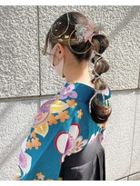 メルシー(merci.)&nbsp;水引きヘアアレンジ