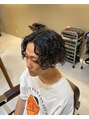 オースヘアー アクトモール店(O's HAIR)&nbsp;センターパートスパイラルMIX