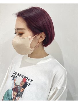 アイ 代々木公園(aye) ミニボブ×チェリーレッド