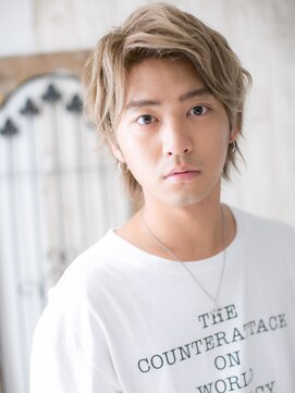 グルーミングサロン バーバー キャッスル 北浦和西口(Grooming salon Barber Castle) ワイルドホワイトベージュネオウルフヘアR北浦和10代20代