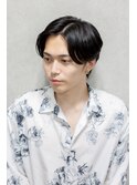 毛流れハンサムショート