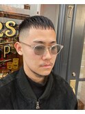 クロップスタイル／スキンフェード/ボウズスタイル／バーバー