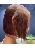 小顔にみせるボブ#前下がりボブ