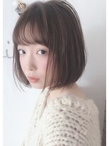 ジャム(Jam)&nbsp;小顔ミニボブ×まろやかブラウンカラー★中村大輔