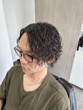 エイト(AITE) 波巻きウルフマッシュパーマ<理容室>メンズ/川口/鳩ヶ谷7