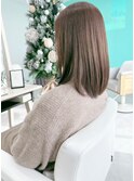 大人可愛いミディアムボブ