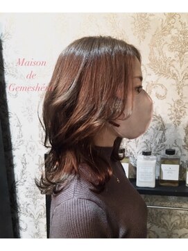メゾン ドゥ ジェメシェラ(Maison de gemeshe'ra) 絹髪　艶髪　美髪　maisongemeshe'ra '病みつき purete' layer