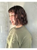 ボブウェーブパーマ くるくる くせ毛風スパイラル