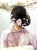 花火大会にガーリィなサイドアップ
