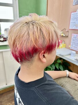 美容室 夢追い人 鬼滅カラー 煉獄杏寿郎