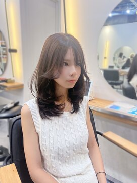 イオエ 梅田(ioe) ダブルカラー/大人ボブ/黒髪スタイル/髪質改善/縮毛矯正