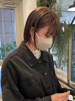 【Lomalia表参道】馴染むハイトーン/イメチェングレージュボブ