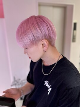 ダズリングディア(Dazzling Deer) メンズハイトーンカラー/ホワイトピンク