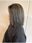 西区新町美容室★roots★外国人風★ハイライト白髪ぼかし