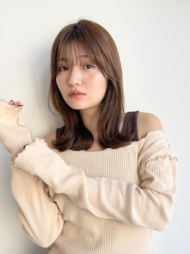 シーバイデコ(See by DECO) こなれミディ☆イメチェンくびれレイヤー 小顔 ショコラブラウン