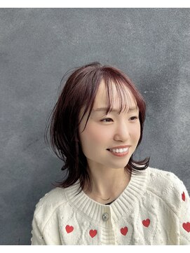 フリー(FREEY) ふんわり　くびれミディアム　ピンクブラウン