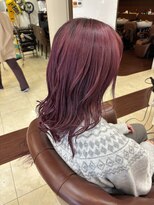 ヘアースペースブルーム ヒーロー 園田店(HAIR SPACE BLOOM hero)&nbsp;バイオレットピンク