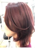 ゆるやかなレイヤースタイル＋カラー
