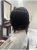 切りっぱなしボブ