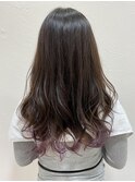 モテ髪グラデーション☆ダークアッシュ×ピンクパープル