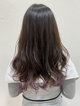 クラン 岡本(Chlan) モテ髪グラデーション☆ダークアッシュ×ピンクパープル