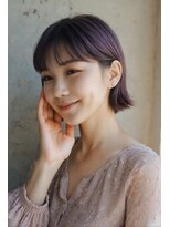 ドロシー(dorothy) 外はねボブ 紫ボブ