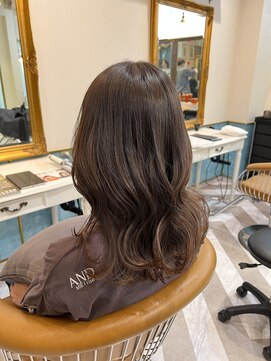 ロンドアベニール 北千住(Lond avenir) くびれヘア/顔周り/韓国/レイヤーカット/黒髪/ミディアム北千住