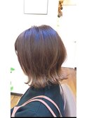 外ハネくびれボブスタイル