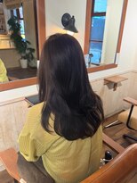 グロスシーループユナイテッド(GROSS C-LOOP UNITED)&nbsp;くびレイヤーグレーベージュブラウンオリーブロングミディアム