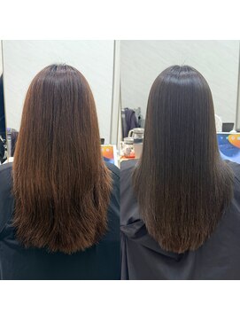 シンズ 銀座(sins) 20代　初の酸性ストレートで見違える後ろ姿に[30代40代50代60代]