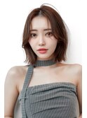 大人かわいい/ミディアムヘア/20代30代/アッシュベージュ
