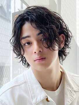 ゴート(GOATO) エンドスパイラルパーマ　ロン毛　ウルフ　鹿児島メンズ