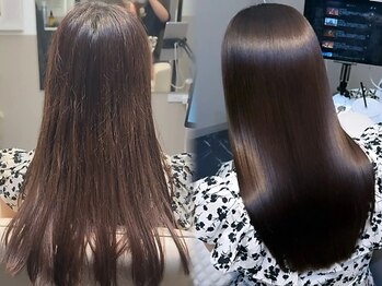 シア(Sia.)の写真/うねり・広がりを「魅せる艶髪」へ。毎朝のアイロン卒業！不自然さゼロの柔らかい「自然なストレート」