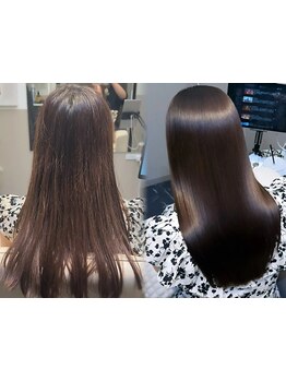 うねり・広がりを「魅せる艶髪」へ。毎朝のアイロン卒業！不自然さゼロの柔らかい「自然なストレート」