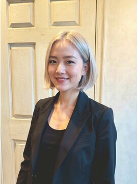 アロマ ヘアー ルーム 新宿店(AROMA hair room) 小顔/似合わせカット/ホワイトブランド/ストレートボブ/外国人風