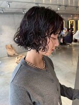 スクリーンギンザメゾン 銀座(SCREEN GINZA MAISON.)&nbsp;黒髪カタログ/クラゲヘアー/オリーブグレー/銀座